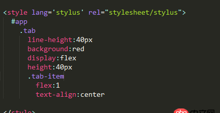 javascript - 這段stylus只有前兩行有效