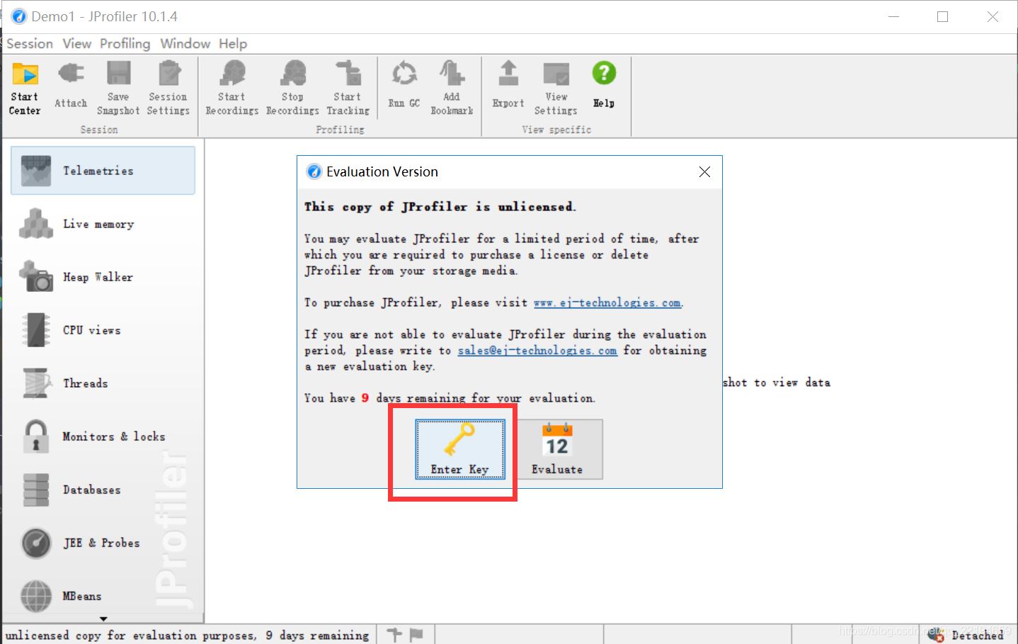 idea插件篇之java內存分析工具(JProfiler)的使用