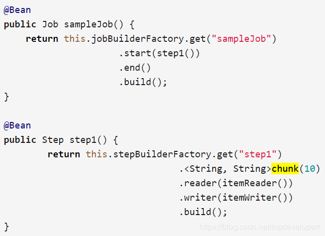 Java中批處理框架spring batch詳細介紹