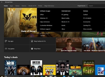 微軟Windows10應用商城或將新增分類菜單