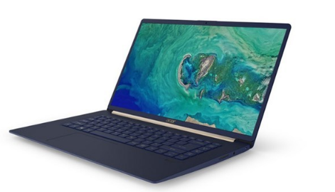 宏碁發布新款Swift5 Win10超極本 重量不足1Kg!