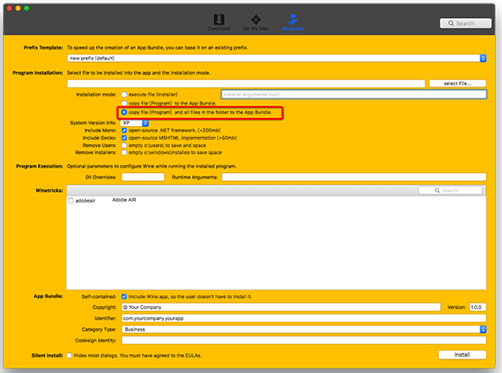 winebottler怎么使用?一個在Mac上運行Windows應用的東西