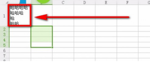 Excel中實現(xiàn)一個單元格打兩排字具體操作方法