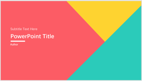 使用PPT制作出主題色色塊型封面詳細操作方法