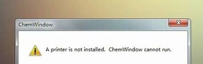 Win10系統安裝ChemWindow后無法運行的解決方法