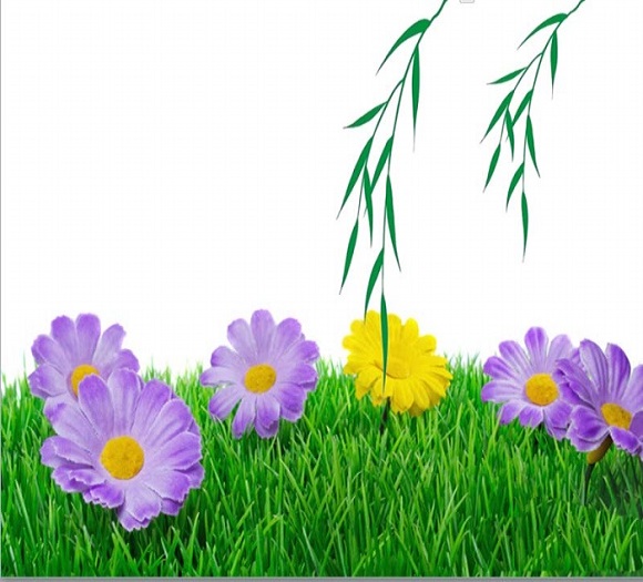 ppt設計出柳條生長動畫效果的操作步驟