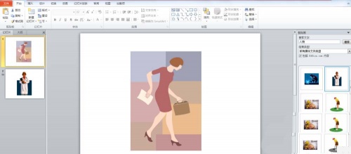 PPT中圖片添加隨機(jī)線條效果具體操作步驟