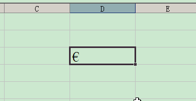WPS表格怎么輸入歐元符號