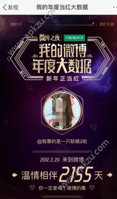 我的微博年度大數據怎么查看