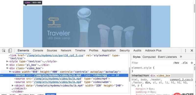 html5 - video標簽怎么控制播放內容的寬高？