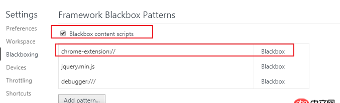 javascript - chrome斷點調試時,經常出現很多vm開頭的文件,隱身模式卻沒有,請問如何屏蔽?