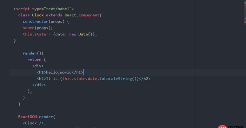 javascript - react 組件 使用super()報(bào)錯(cuò)