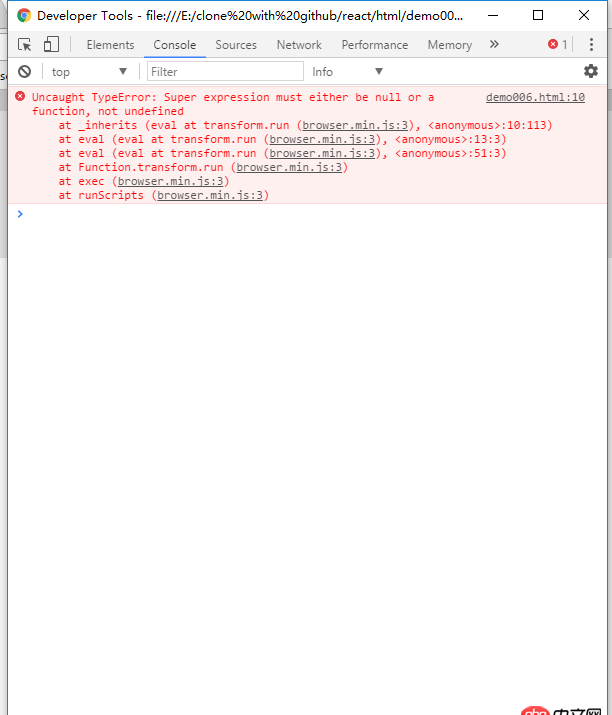 javascript - react 組件 使用super()報(bào)錯(cuò)