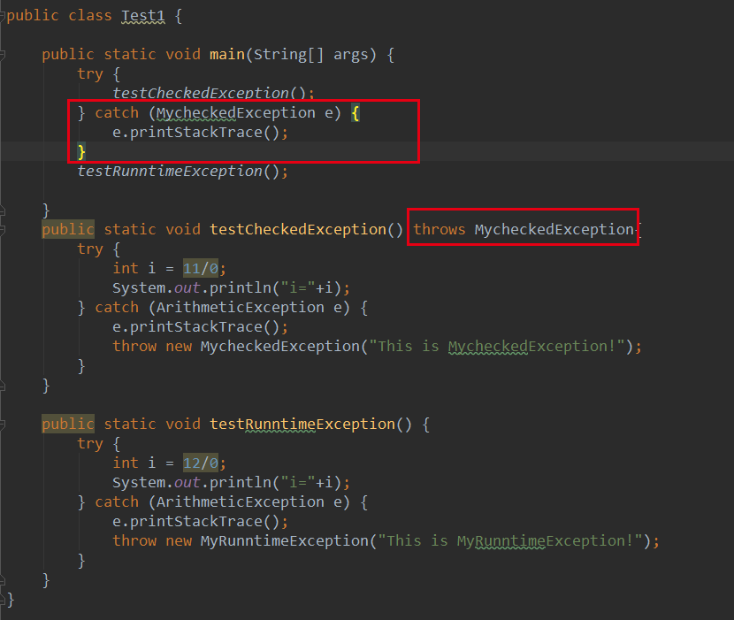 Java throw和throws使用區別分析
