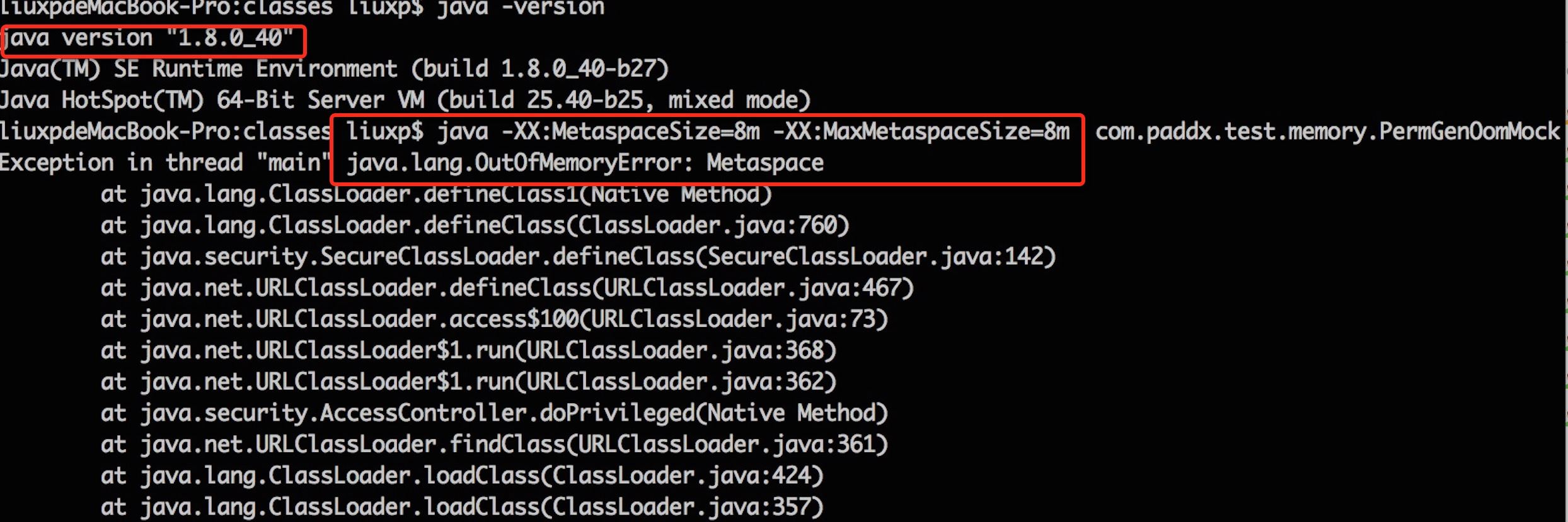 Java8內存模型PermGen Metaspace實例解析
