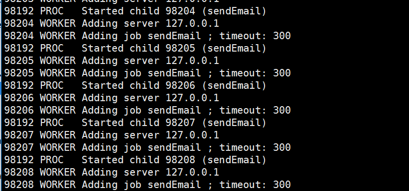 PHP使用gearman進行異步的郵件或短信發送操作詳解
