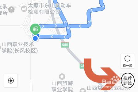 百度地圖app中使用跑步路線功能具體操作方法