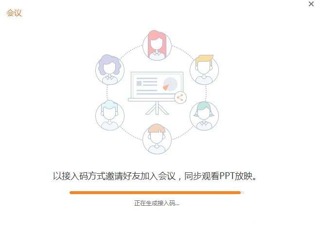 wps中發起或參與會議具體流程介紹