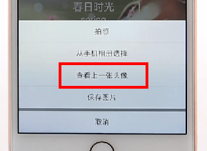 微信APP查看上一個頭像簡單操作