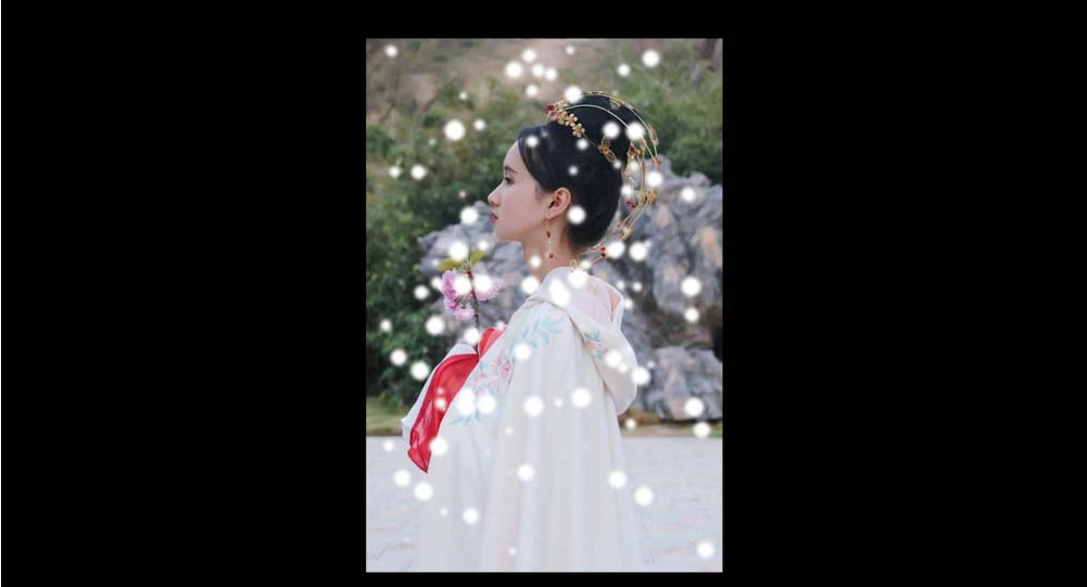 使用ppt制作出雪中美人效果圖片具體操作方法