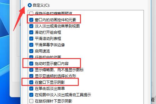 win11窗口動(dòng)畫(huà)效果設(shè)置教程