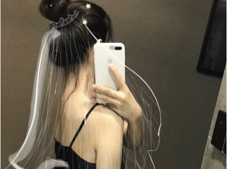 抖音怎么給自己的照片加頭紗  抖音給自己的照片加頭紗方法