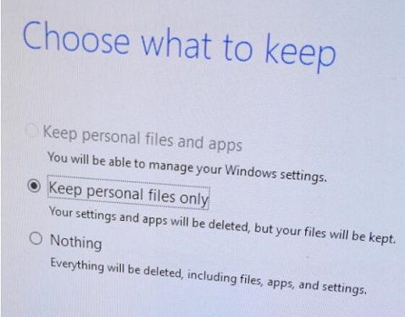 升級win11保留文件的方法
