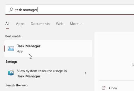 windows11任務(wù)管理器開啟方法