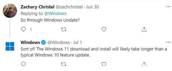 升級win11系統 需要使用win10 20h1或者更高的版本