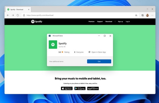win11商店搜索算法改進(jìn) 且將支持瀏覽器網(wǎng)頁安裝應(yīng)用