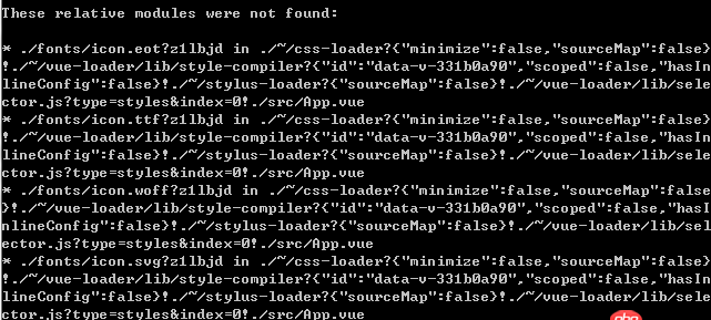 javascript - stylus格式的圖標(biāo)字體里url無法解析