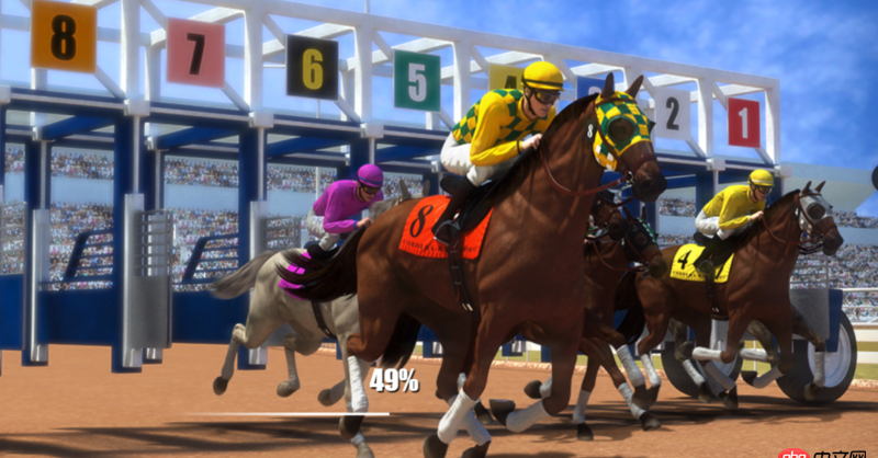 javascript - 想問下百分比進度條實現原理以及這種布局怎么實現,還有賽馬時背景跟著動的原理?