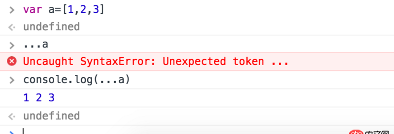 javascript - JS擴展語句用法