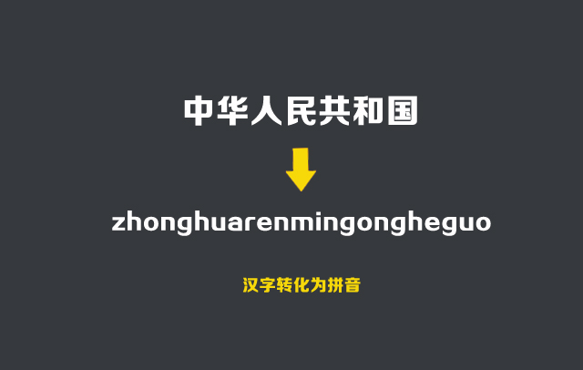 PHP漢字轉(zhuǎn)換為拼音的類