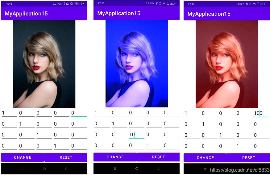 Android實現濾鏡效果ColorMatrix