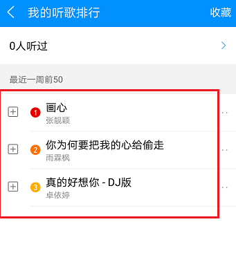 酷狗音樂中查看我的聽歌排名的操作過程