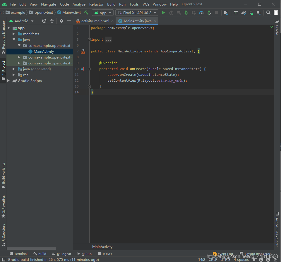 Android Studio4.0導入OpenCv4.3.0的方法步驟