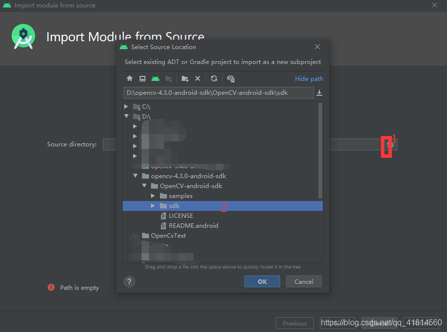 Android Studio4.0導入OpenCv4.3.0的方法步驟