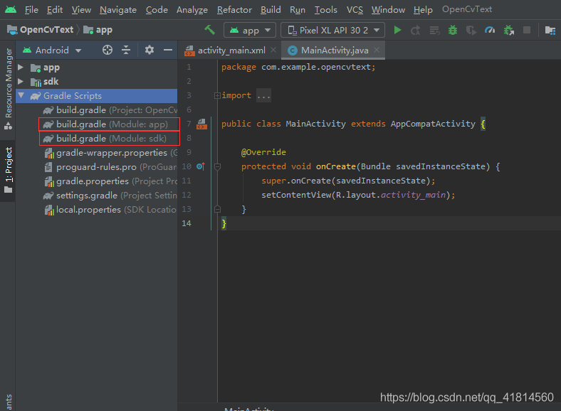 Android Studio4.0導入OpenCv4.3.0的方法步驟