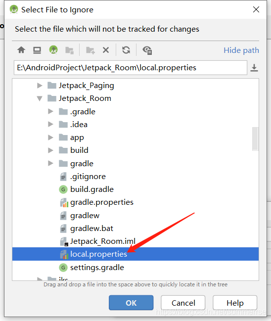 Android Studio 配置忽略文件的方法實現