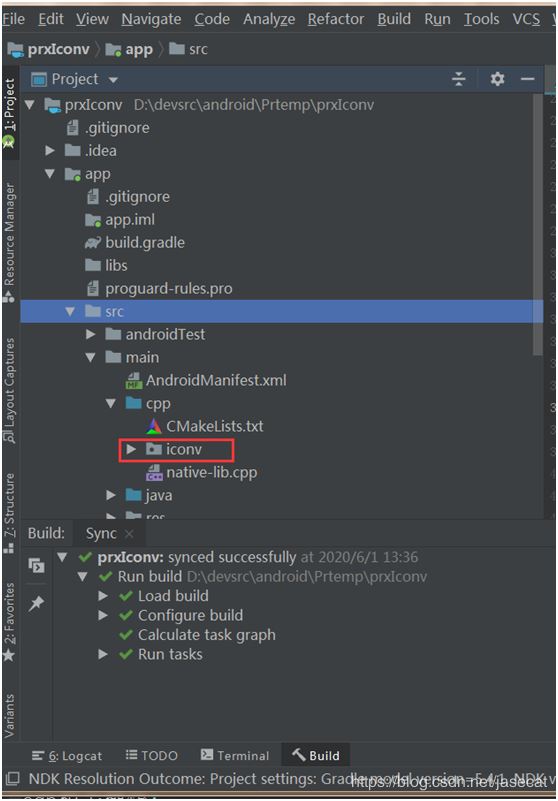 使用android studio開發(fā)工具編譯GBK轉(zhuǎn)換三方庫(kù)iconv的方法