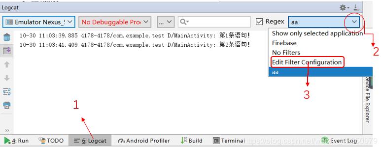 android studio打印日志語句Log.d()詳解