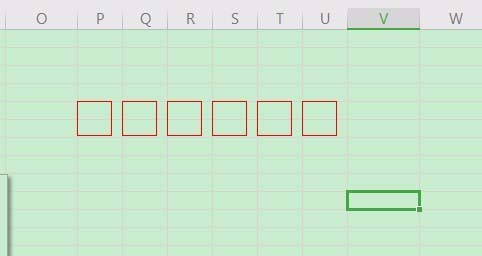 使用WPS2019繪畫出郵政編碼方格具體操作步驟