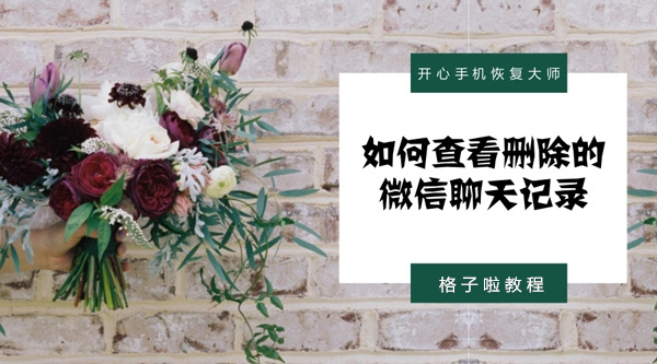 開心手機恢復大師查看刪除的微信聊天記錄的方法