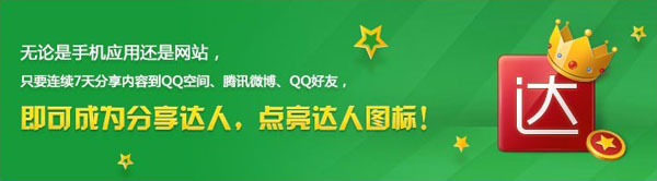 分享達(dá)人圖標(biāo)怎么點(diǎn)亮?分享達(dá)人QQ圖標(biāo)點(diǎn)亮方法