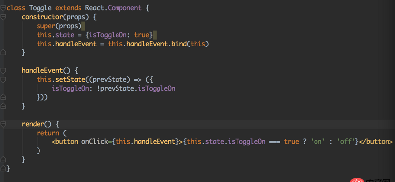 javascript - React中組件綁定this