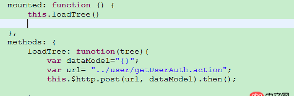 javascript - vue mounted 調用method方法后，method里的post報錯。