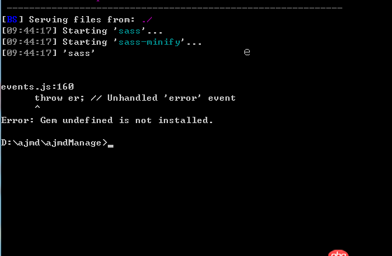 javascript - gulp編譯sass出錯(cuò)