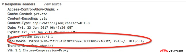 javascript - 前后端分離的項目可以設置cookies保持狀態么？