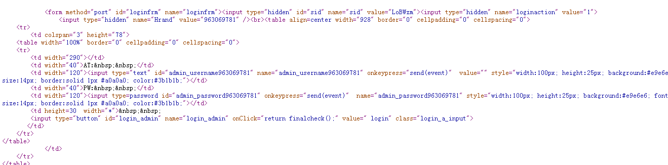 HTML表內(nèi)標(biāo)簽內(nèi)容每次都不一樣是如何實(shí)現(xiàn)的？